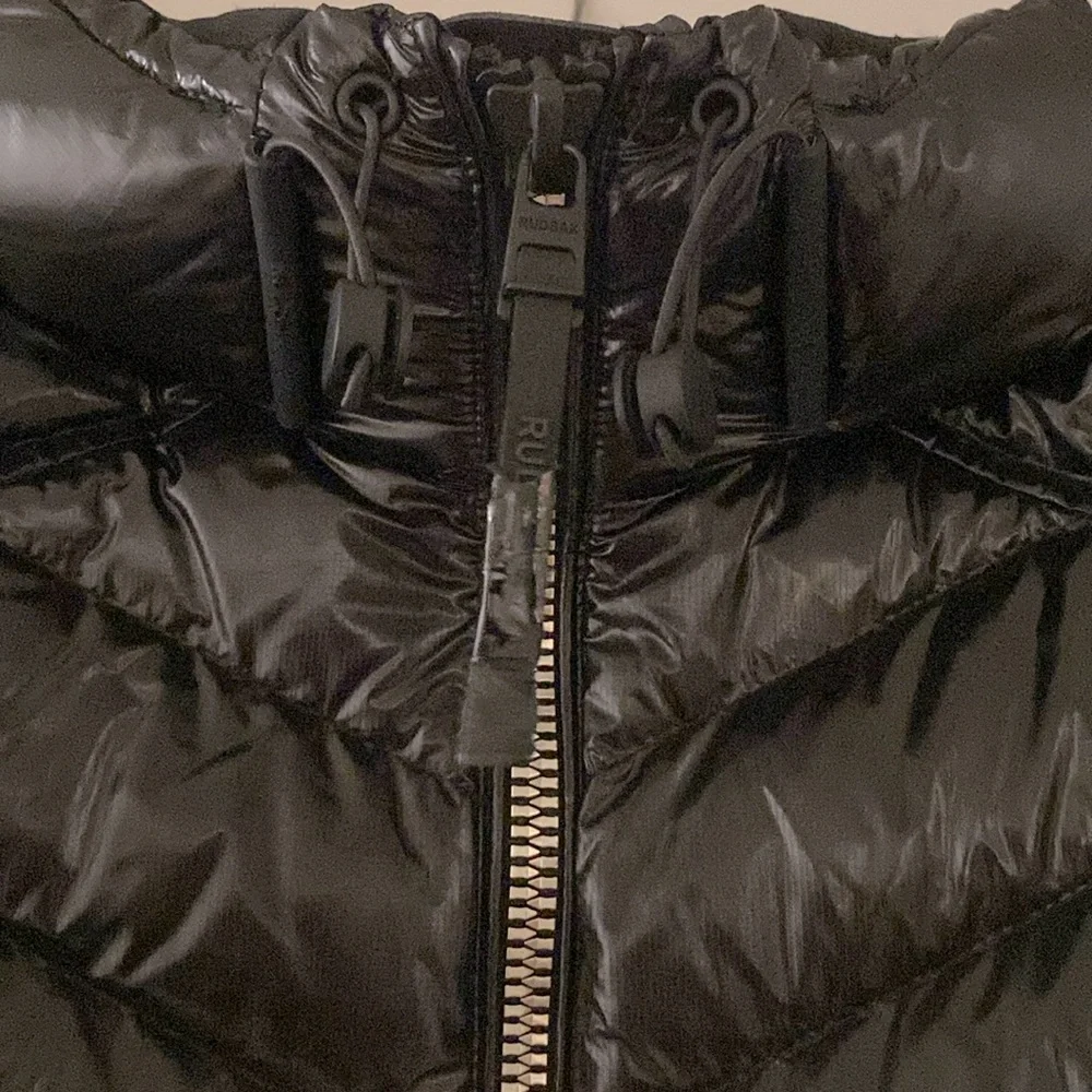 NWT [Rudsak] Limited Edition Cosette C Glossy Down Jacket Black Women's Size XS - Picture 4 of 14